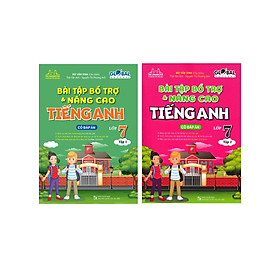 Combo The Langmaster - Bài Tập Bổ Trợ Và Nâng Cao Tiếng Anh Lớp 7 - Tập 1 + 2 (Có Đáp Án) - Global Success (Bộ 2 Cuốn) _MT