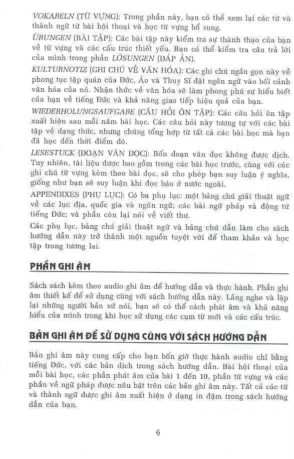 Cẩm Nang Hướng Dẫn Tự Học Tiếng Đức Trình Độ Sơ Cấp - Trung Cấp