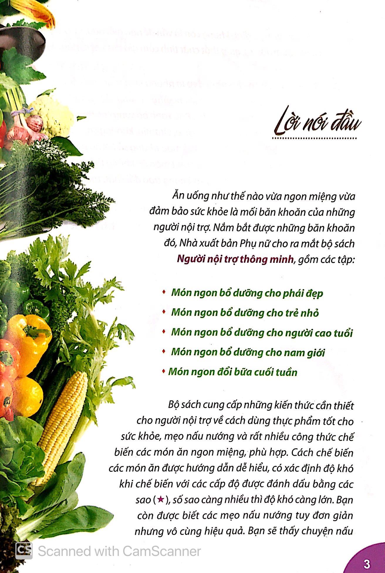 Người Nội Trợ Thông Minh - Món Ngon Bổ Dưỡng Cho Phái Đẹp