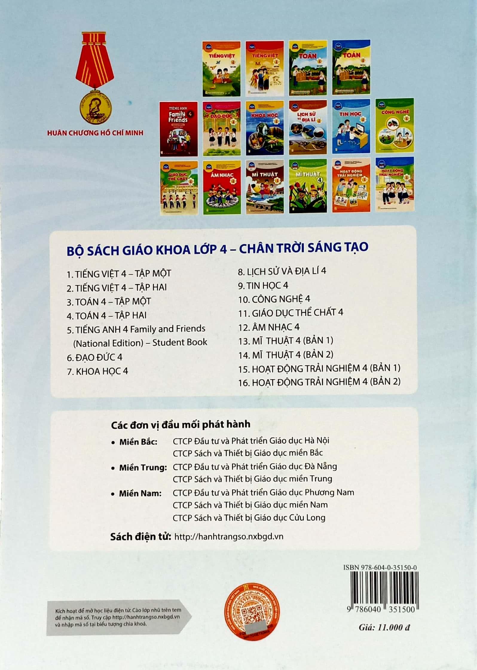 Tin Học 4 (Chân Trời Sáng Tạo) (2023)