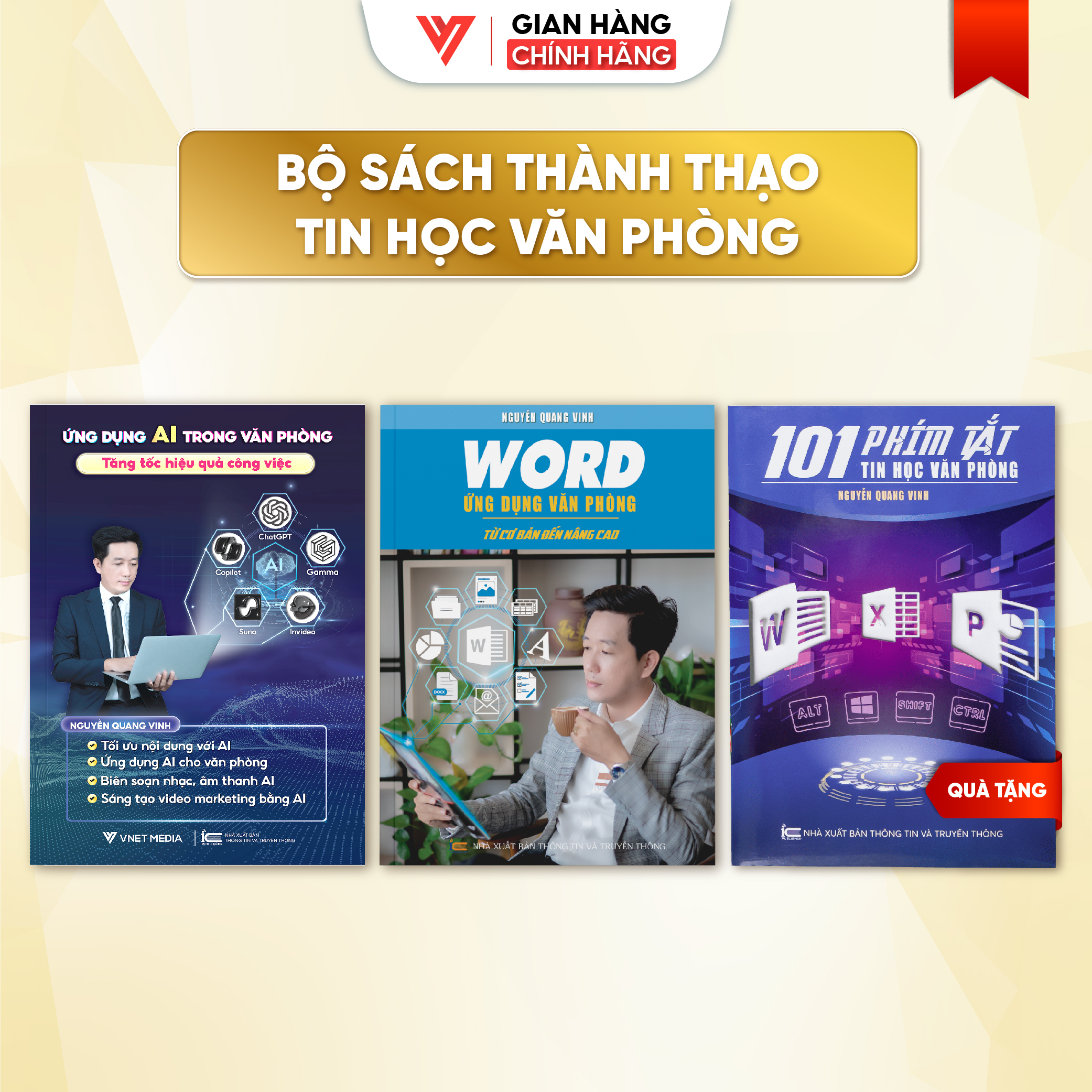 Combo 2 Sách Ứng Dụng AI Và Word - Ứng Dụng Văn Phòng Từ Cơ Bản Đến Nâng Cao - N1
