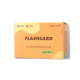 Sách - Thẻ học từ vựng Flashcard tiếng Trung cho bộ giáo trình Msutong Sơ cấp quyển 1 - nhiều tác giả - NHÀ XUẤT BẢN Đại học Quốc Gia Hà Nội - Bác Nhã