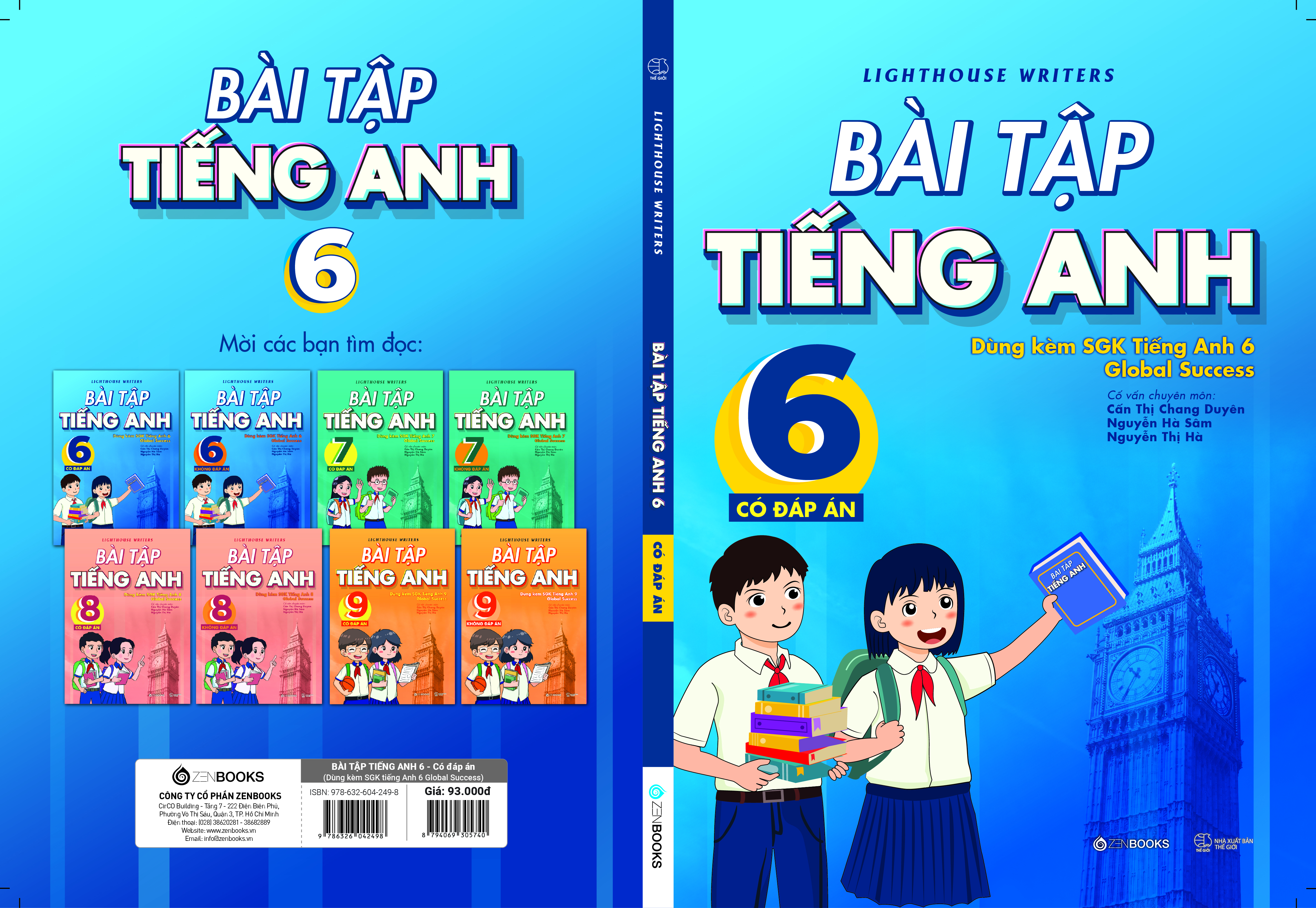 Bài Tập Tiếng Anh 6 - Có Đáp Án (Dùng Kèm SGK Tiếng Anh 6 Global Success)