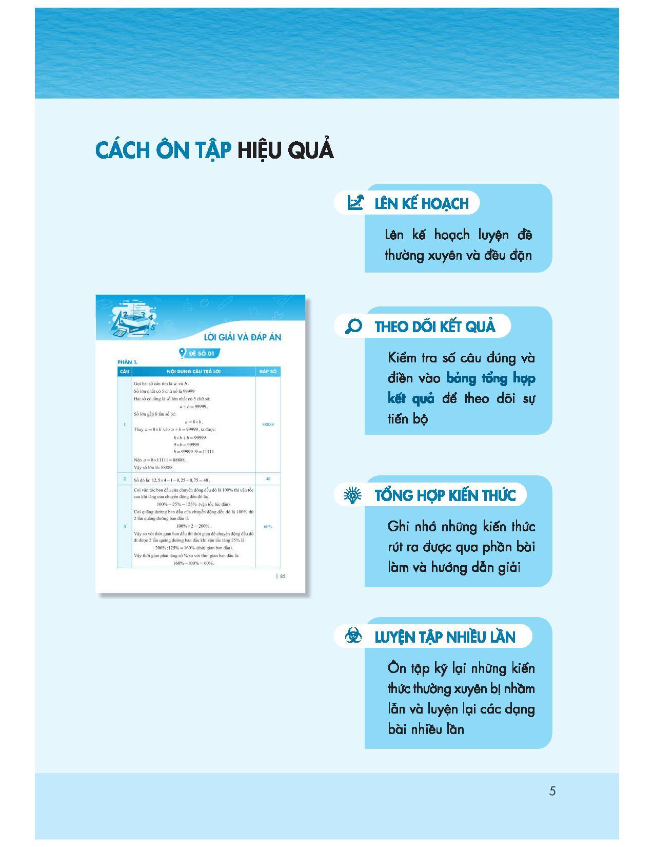 Chinh Phục Đề Thi Vào Lớp 6 Trường THCS Chất Lượng Cao Môn Toán