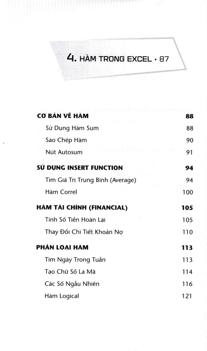 Tin Học Văn Phòng - Công Thức Và Hàm Excel (Tái Bản 2024)