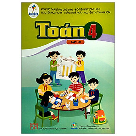 Sách giáo khoa Toán 4- tập hai- Cánh Diều (Kèm Nilon bọc Sách)