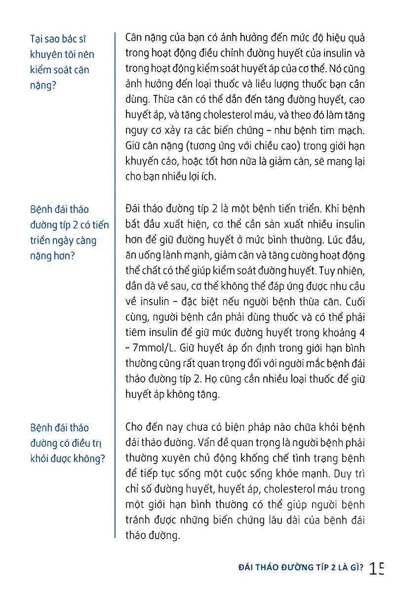 Hỏi Đáp Về Đái Tháo Đường Típ 2