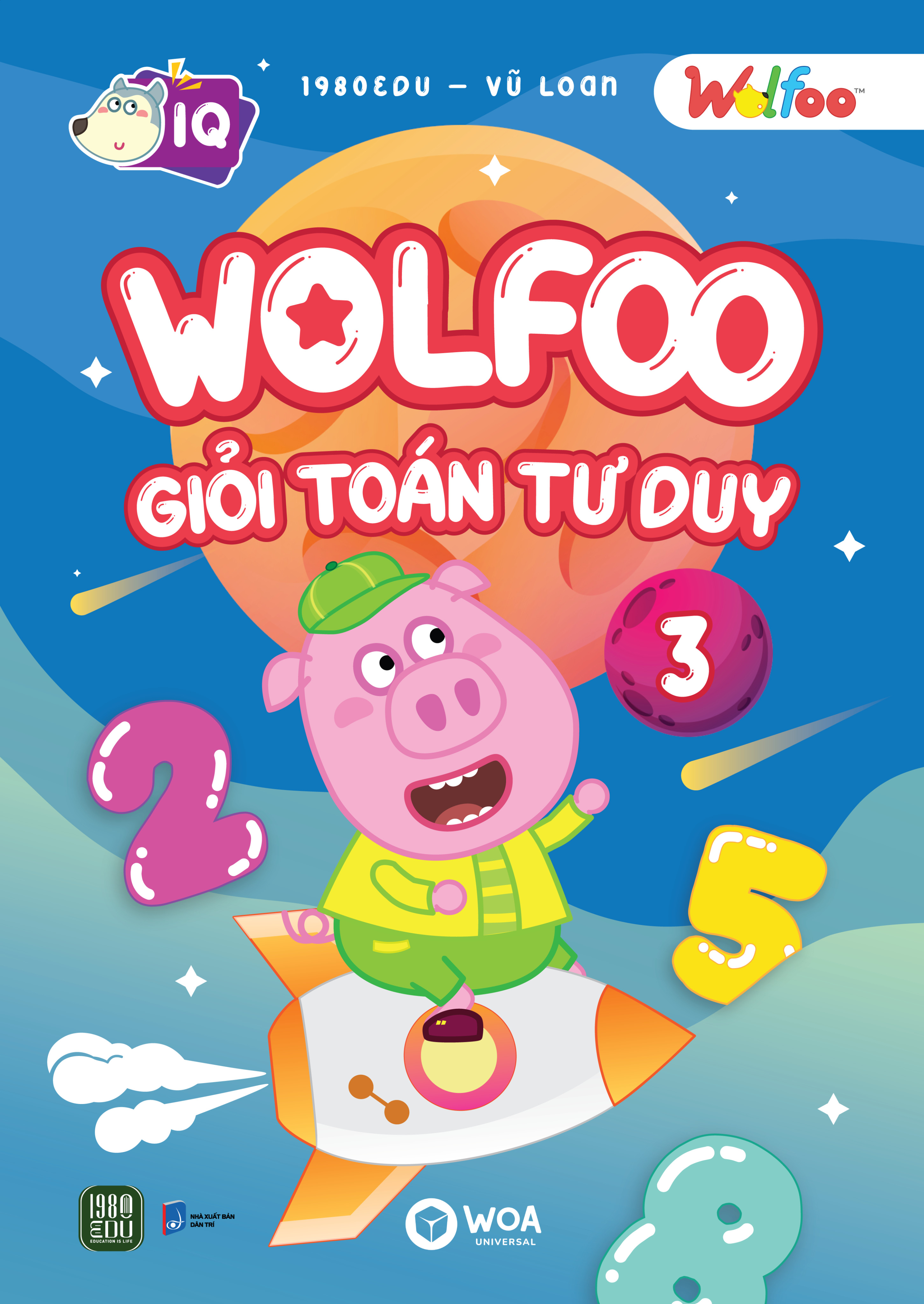 Combo 6 cuốn : Wolfoo Giỏi Toán Tư Duy