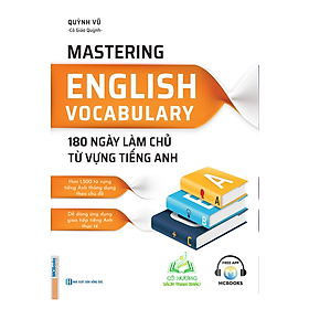 Sách - Mastering English Vocabulary – 180 Ngày Làm Chủ Từ Vựng Tiếng Anh #huongbook