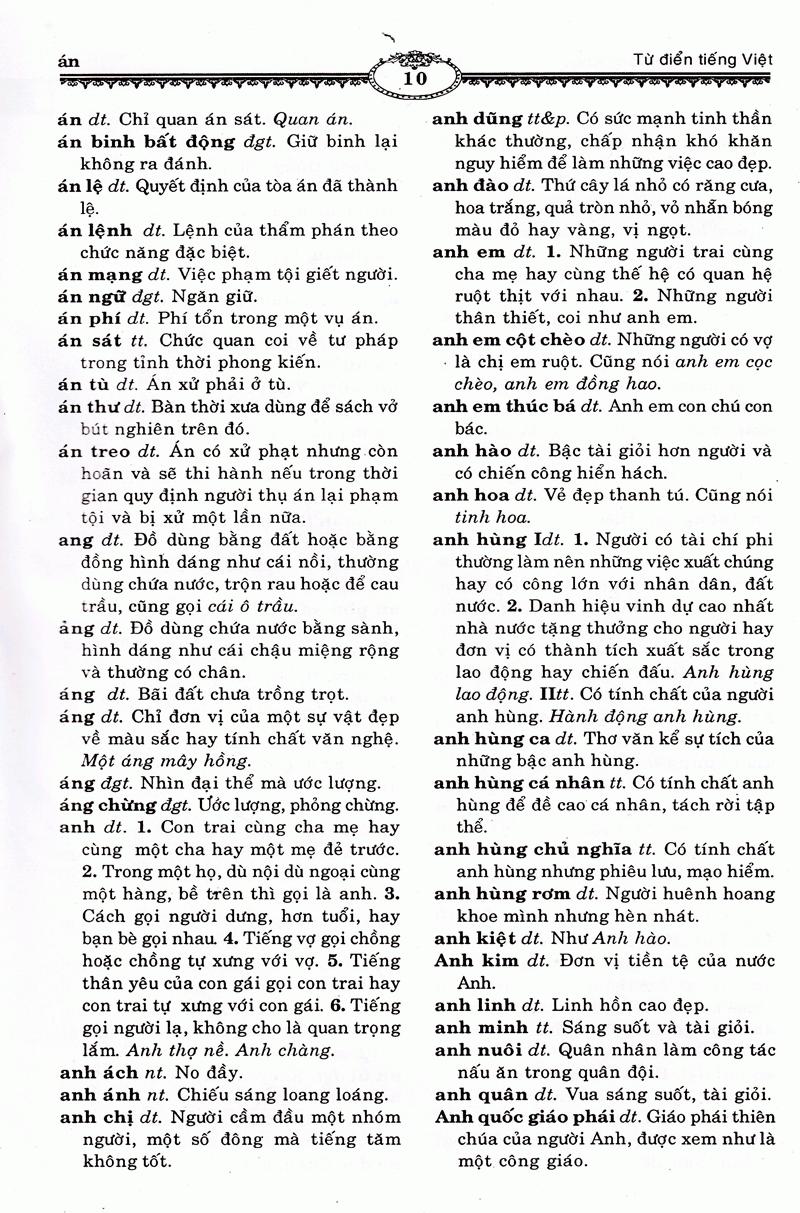 Ngôn Ngữ Việt Nam - Từ Điển Tiếng Việt