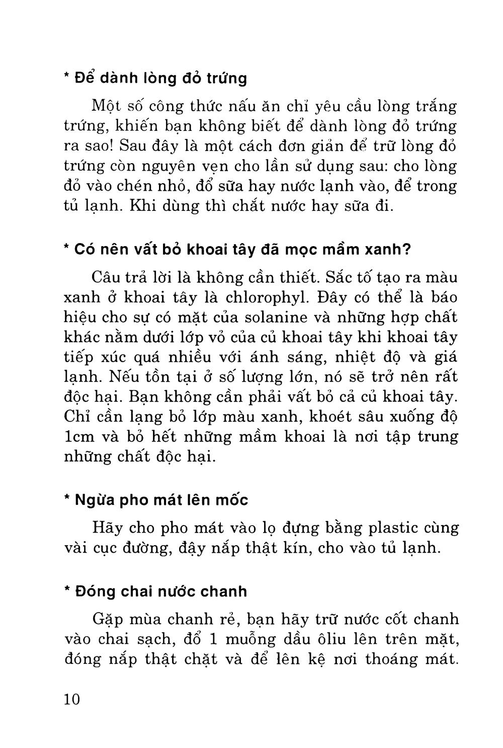 Mẹo Vặt Trong Nhà Bếp