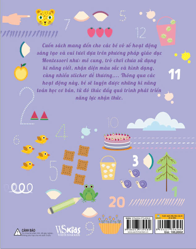 Sách - Montessori A World of Achievements - Cuốn Sách Đầu Tiên Của Tớ Về Số Đếm (4 - 5 Tuổi) - ndbooks