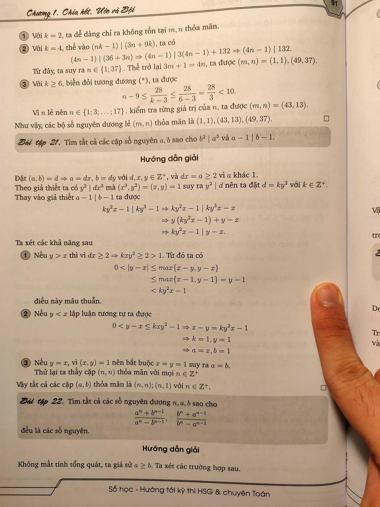 SỐ HỌC HƯỚNG TỚI KÌ THI CHUYÊN TOÁN