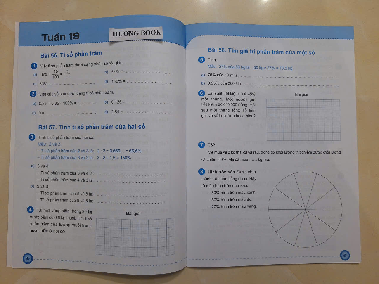 Sách Luyện tập Toán 5 tập 1+2 (Bộ sách Chân trời sáng tạo)