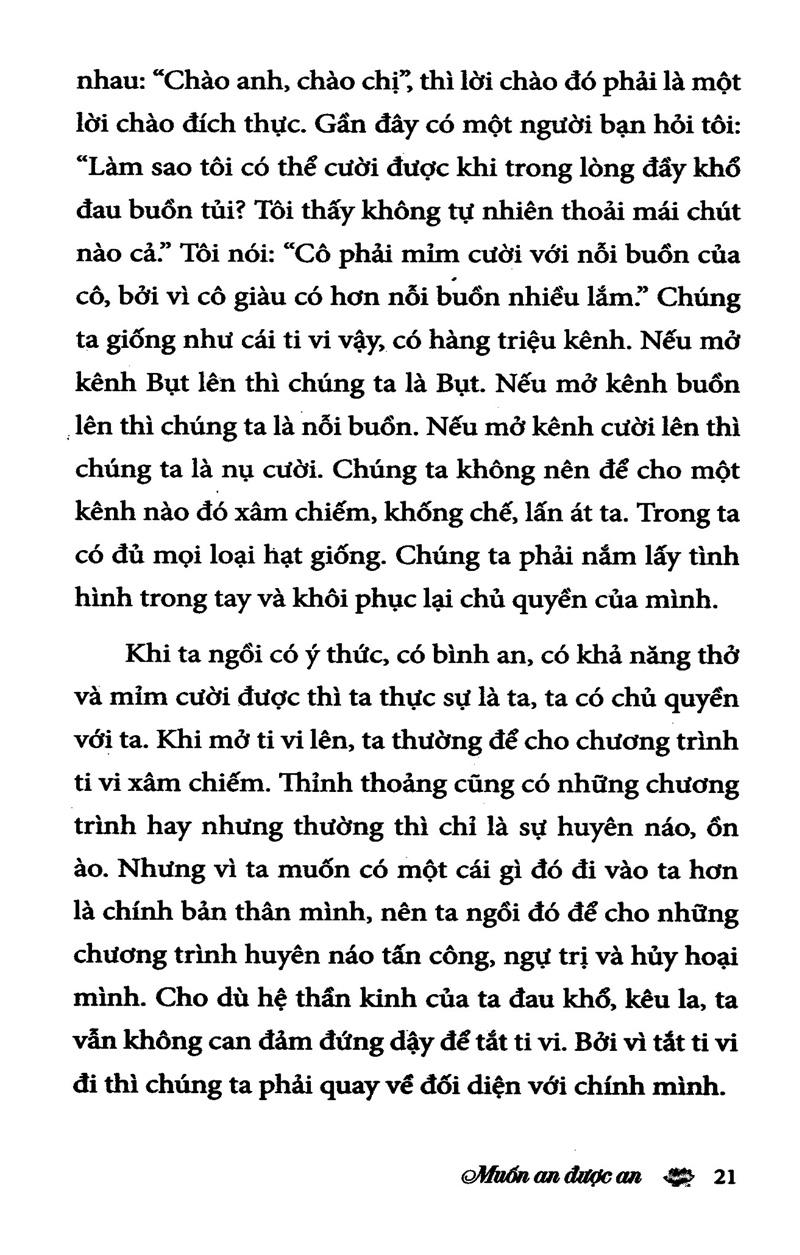 Muốn An Được An (Tái Bản 2021)