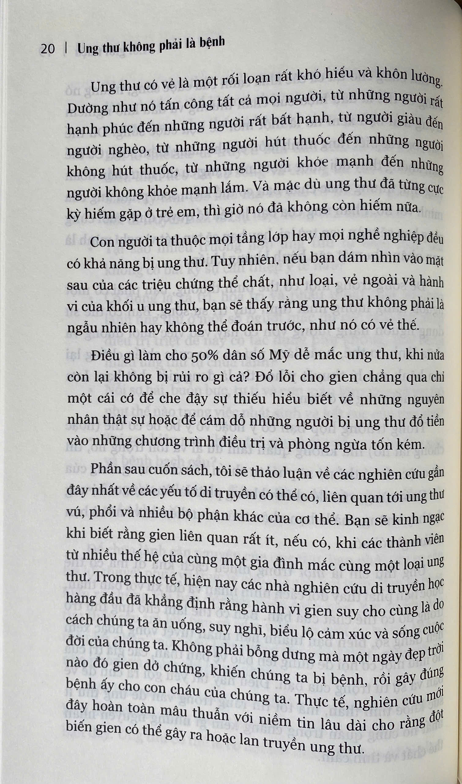 Ung Thư Không Phải Là Bệnh Mà Là Cơ Chế Chữa Lành