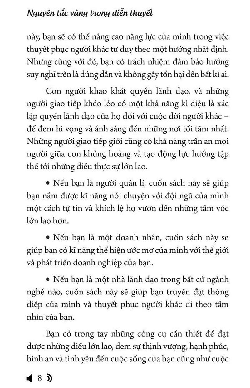 Nguyên Tắc Vàng Trong Diễn Thuyết