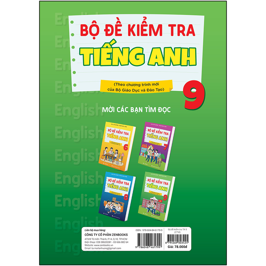 Bộ Đề Kiểm Tra Tiếng Anh 9 (Chương Trình Thí Điểm)