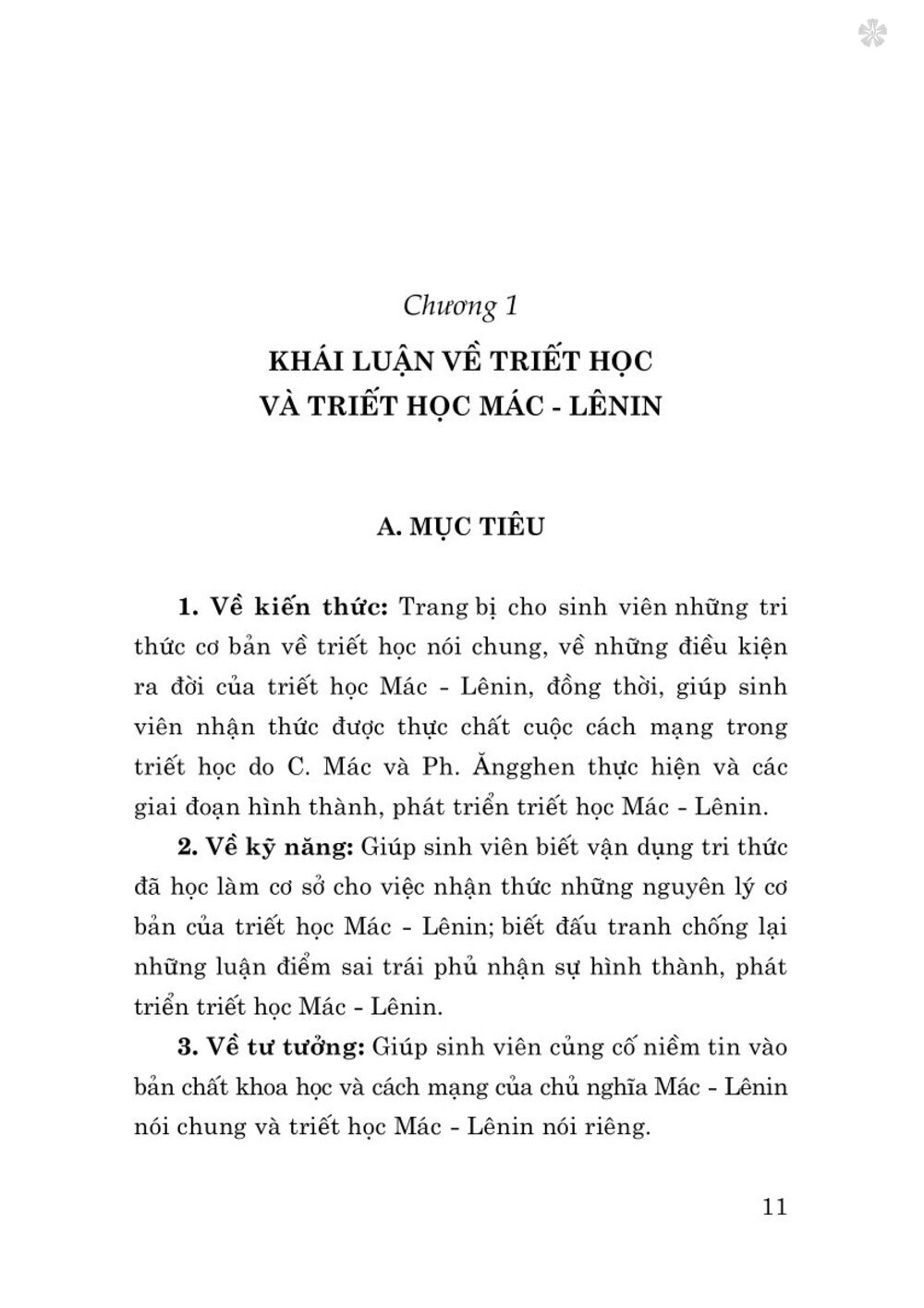Giáo trình triết học Mác - LêNin (Dành cho bậc đại học hệ chuyên lý luận chính trị)