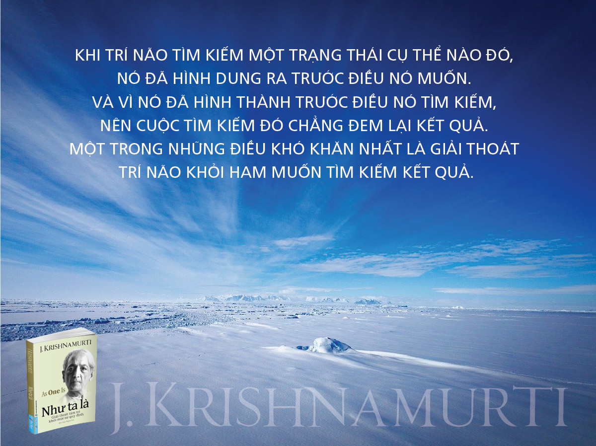 Sách Như Ta Là - J.Krishnamurti