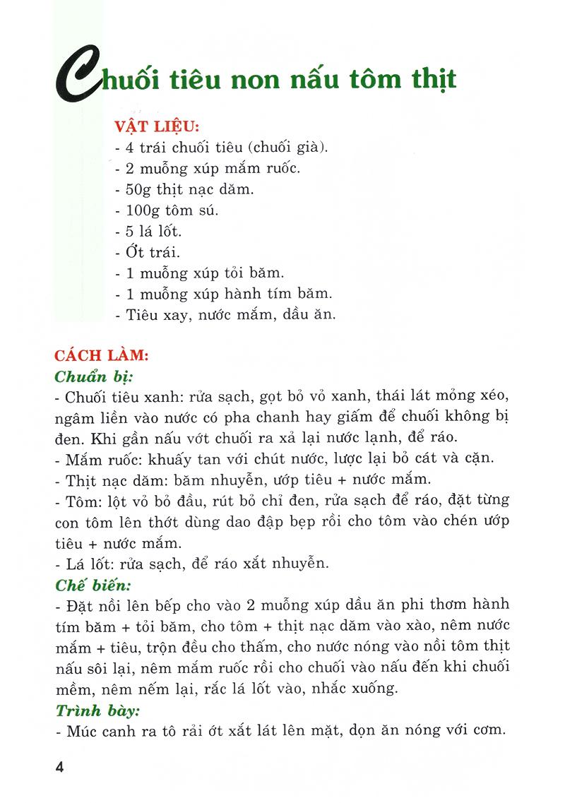 Thực Đơn Nấu Ăn Đơn Giản - Tập 1