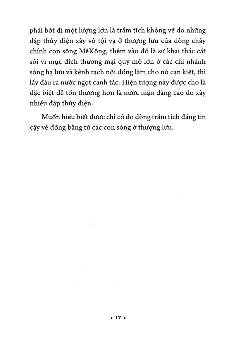 Sông Mê Kông Hay Sông Cửu Long Với Biến Đổi Khí Hậu Toàn Cầu