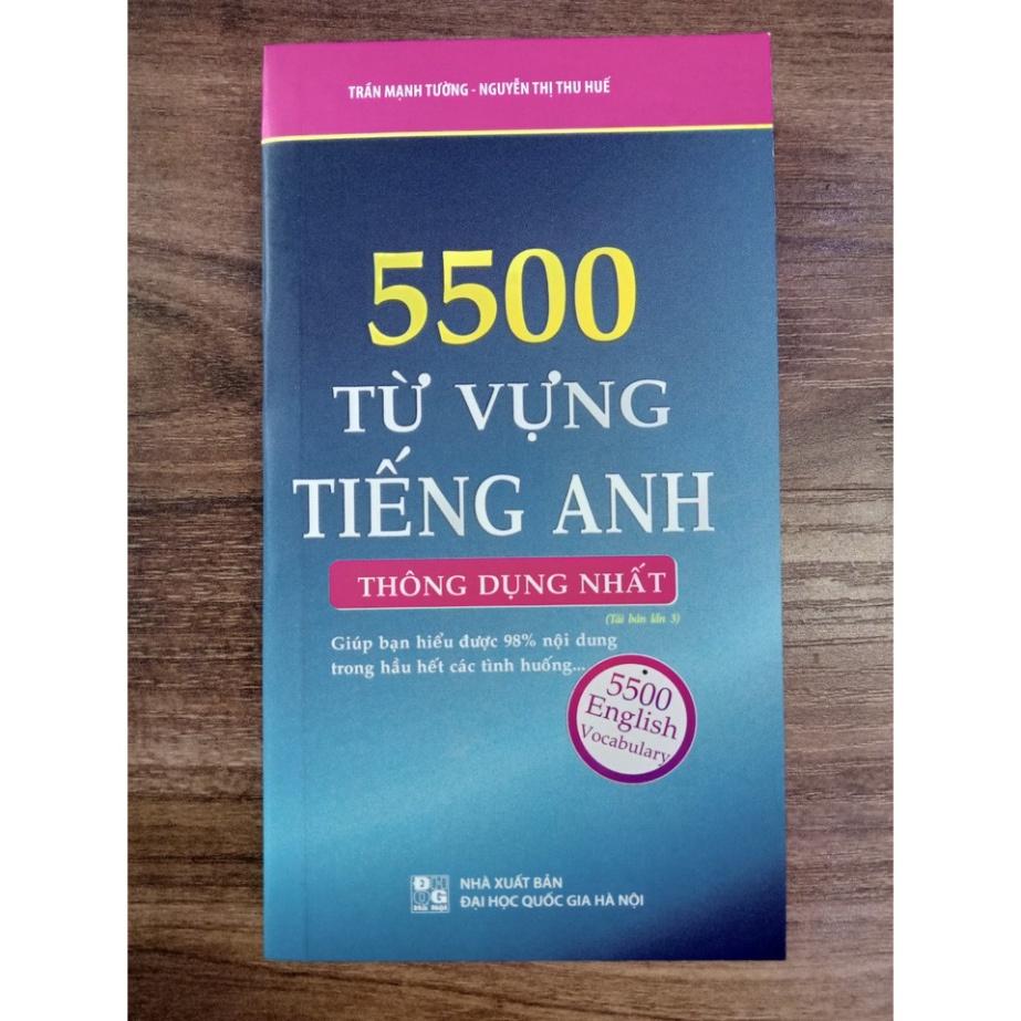 Sách - 5500 từ vựng tiếng Anh thông dụng nhất (tái bản 02)