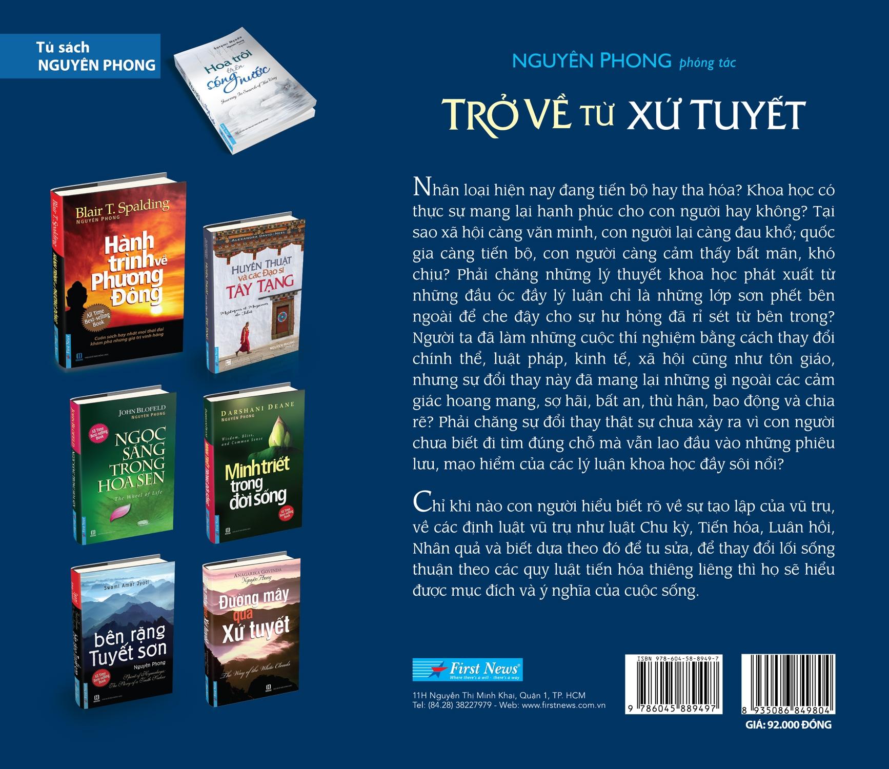 Sách Trở Về Từ Xứ Tuyết (Tái Bản 2019) - Nguyên Phong