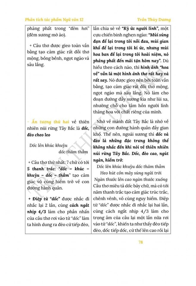 Sách - Phân tích tác phẩm ngữ văn 12 ( cô thùy dương )
