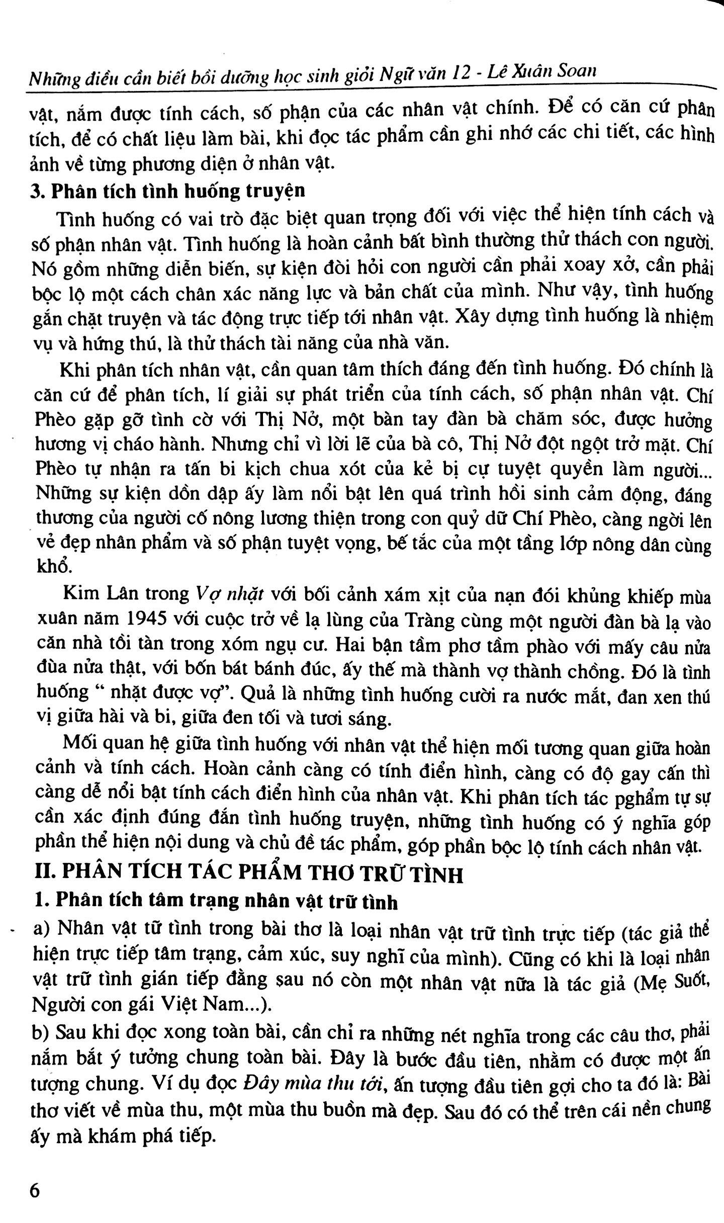 Những Điều Cần Biết Bồi Dưỡng Học Sinh Giỏi Ngữ Văn Lớp 12