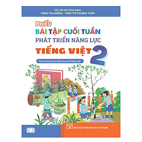 Sách - Phiếu bài tập cuối tuần phát triển năng lực tiếng việt 2 - PB1 - SPHN