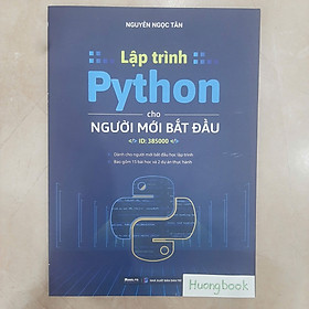 Sách lập trình Python cơ bản, cho người mới bắt đầu 