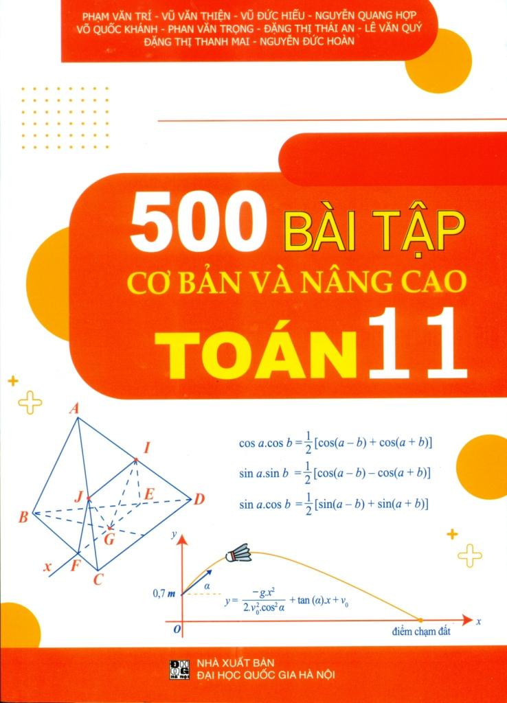 500 Bài Tập Cơ Bản Và Nâng Cao Toán 11