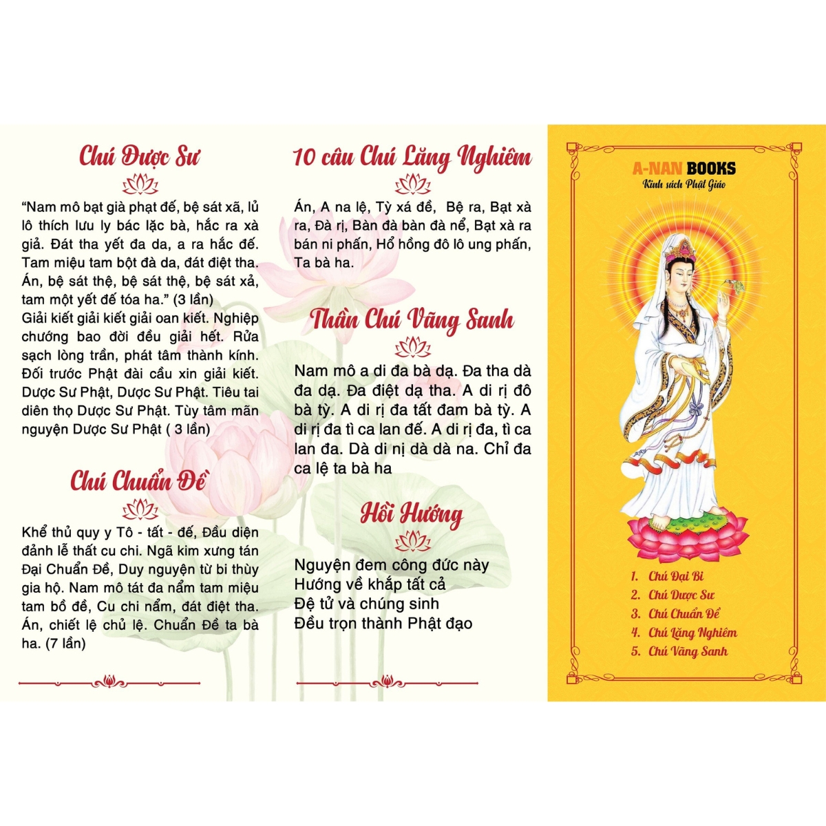 Sách - Tờ chú đại bi - Anan Books
