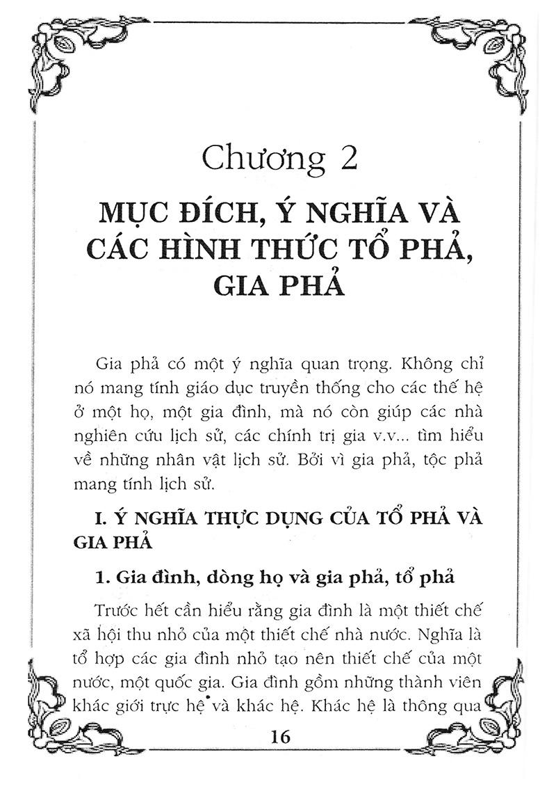 Cách Dựng Gia Phả Tổ Phả (Tái Bản)