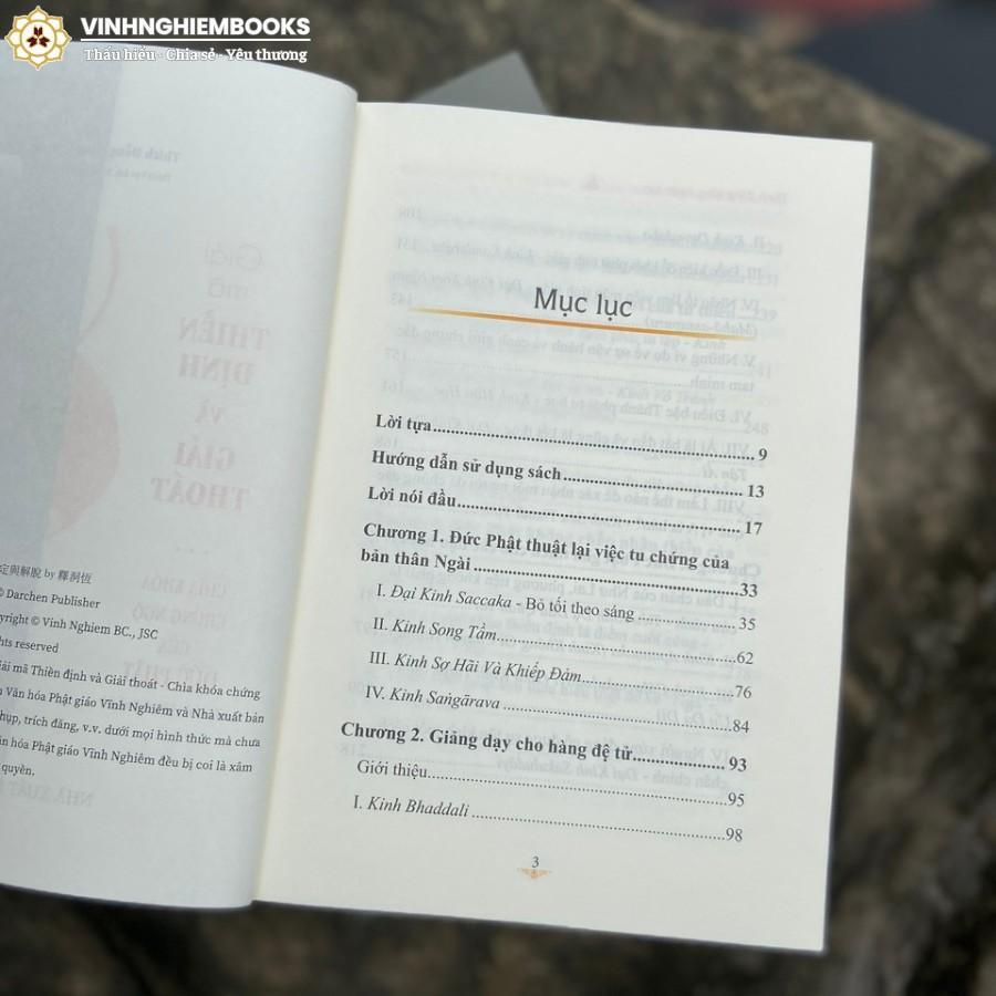 Sách - Giải Mã Thiền Định Và Giải Thoát - Vĩnh Nghiêm Books
