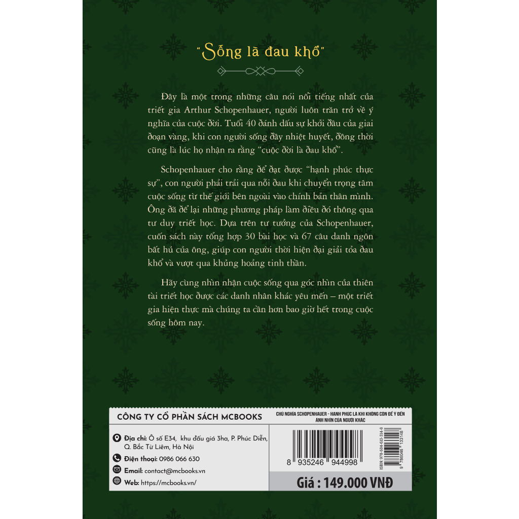 Sách - Chủ Nghĩa Schopenhauer – Hạnh Phúc Là Khi Không Còn Để Ý Tới Ánh Nhìn Của Người Khác