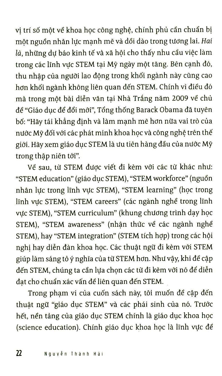 Giáo Dục Stem/ Steam: Từ Trải Nghiệm Thực Hành Đến Tư Duy Sáng Tạo