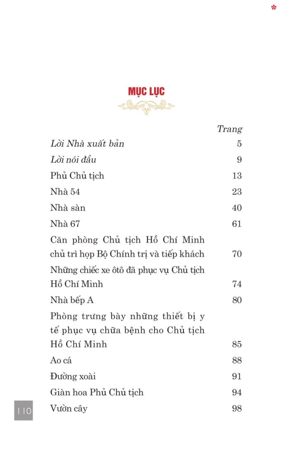 Nơi ở và làm việc của Chủ tịch Hồ Chí Minh tại Khu Phủ Chủ tịch - Hà Nội - bản in 2025