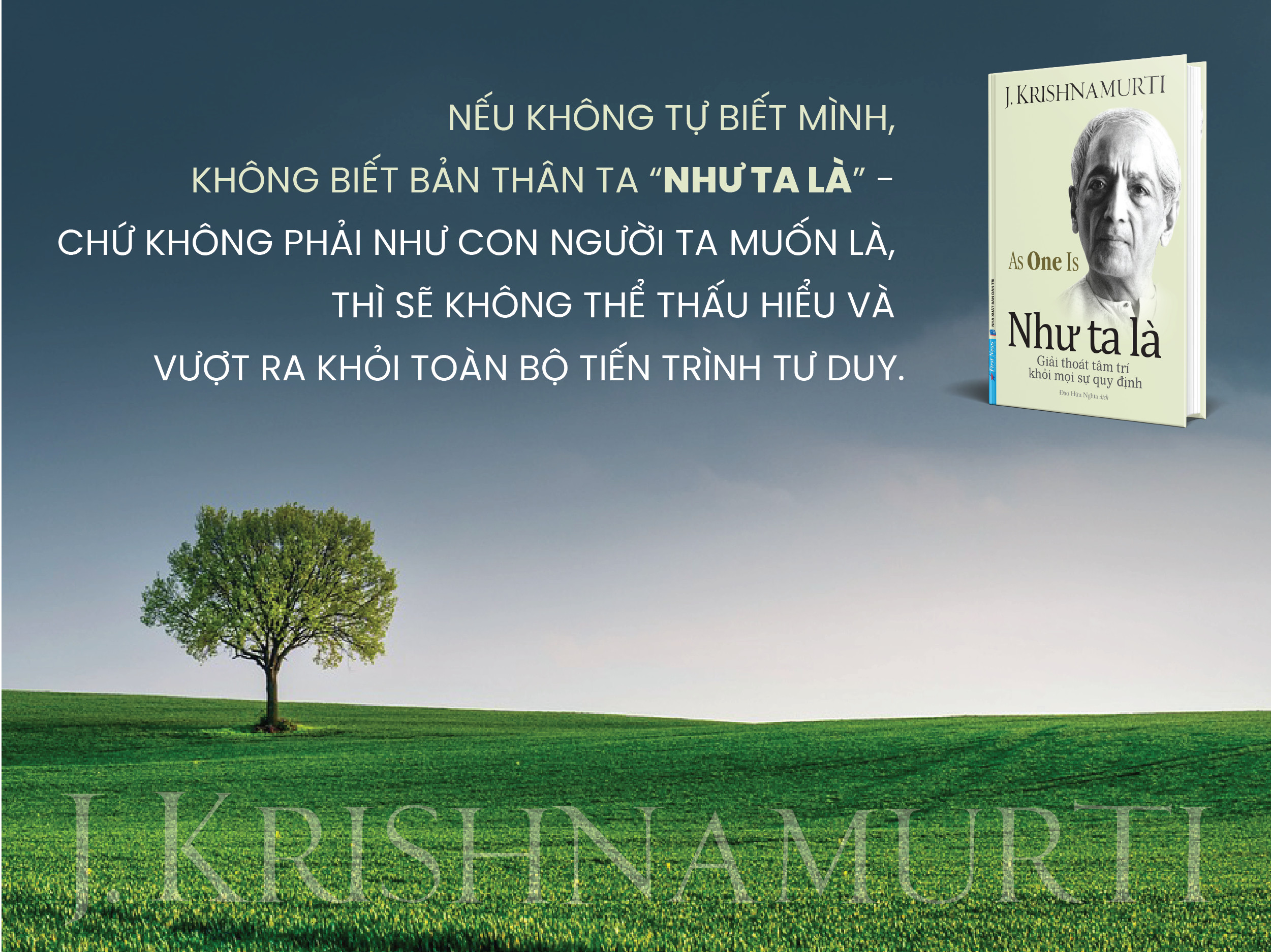 Sách Như Ta Là - J.Krishnamurti
