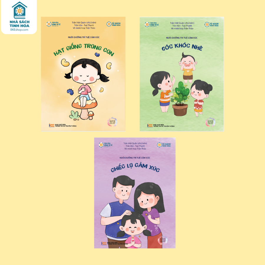Sách - Bộ sách cho bé - Nuôi dưỡng trí tuệ cảm xúc - BKEShop