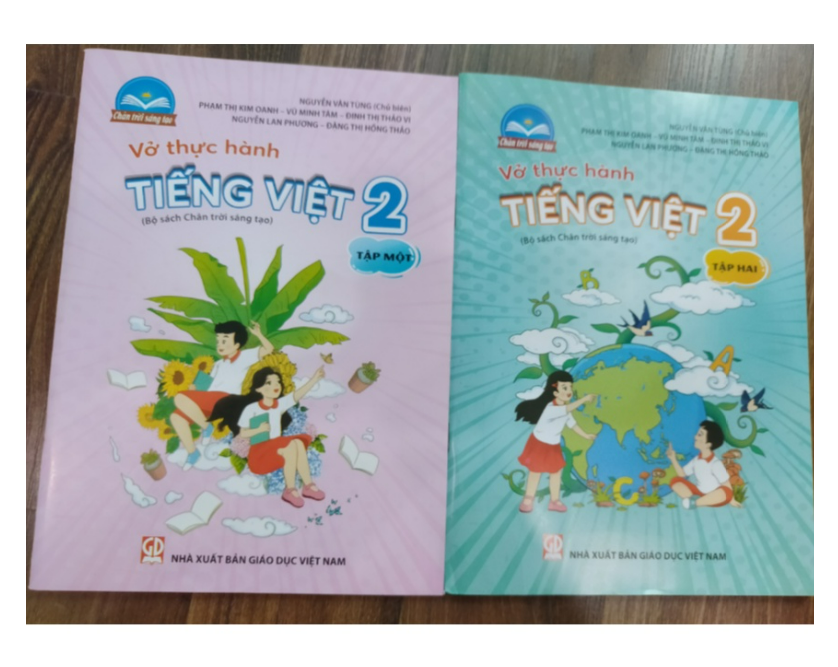 Sách - Combo Vở thực hành Tiếng Việt 2 - tập 1 + 2 (Bộ sách Chân trời sáng tạo)