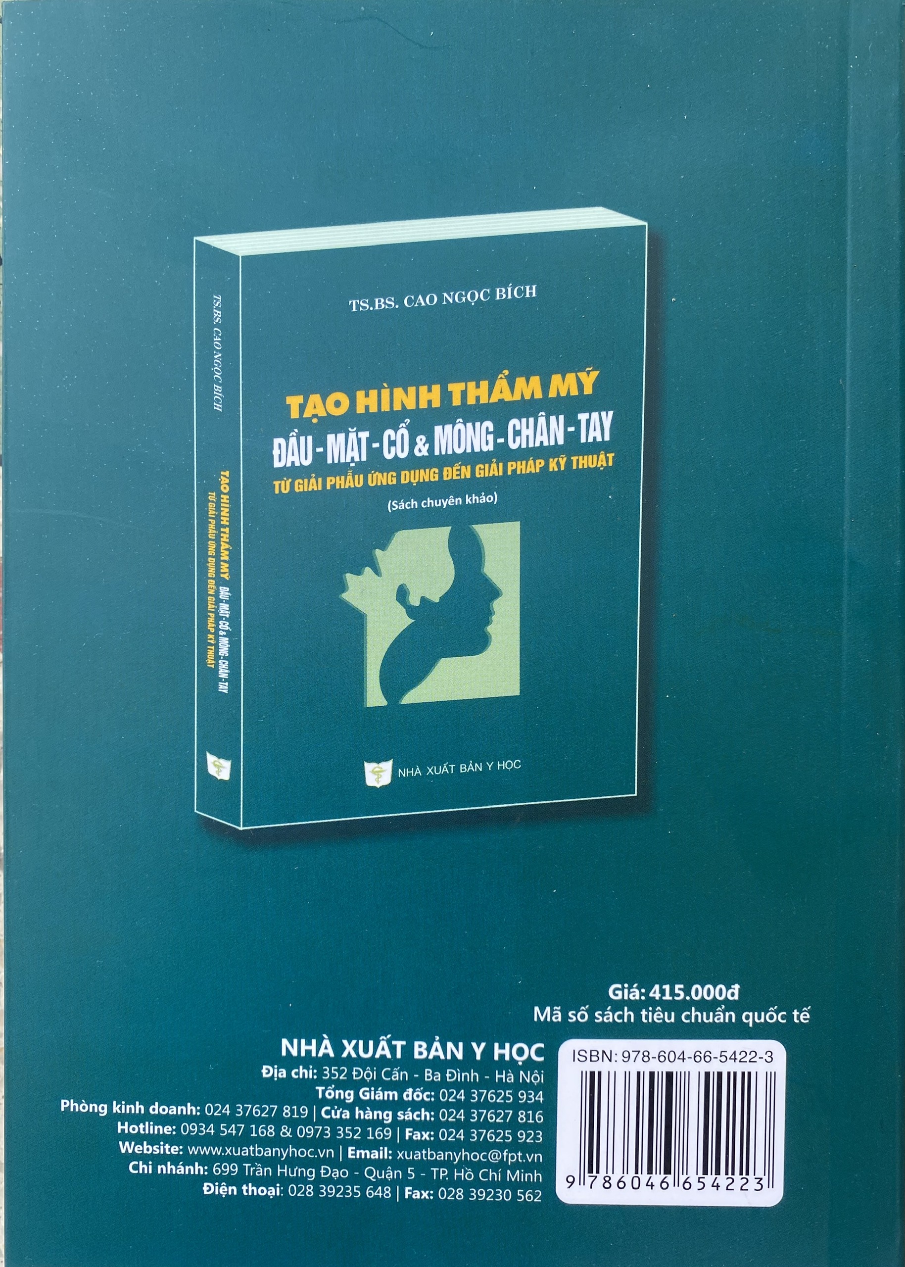 Sách - Tạo hình thẩm mỹ Đầu - Mặt - Cổ & Mông - Chân - Tay