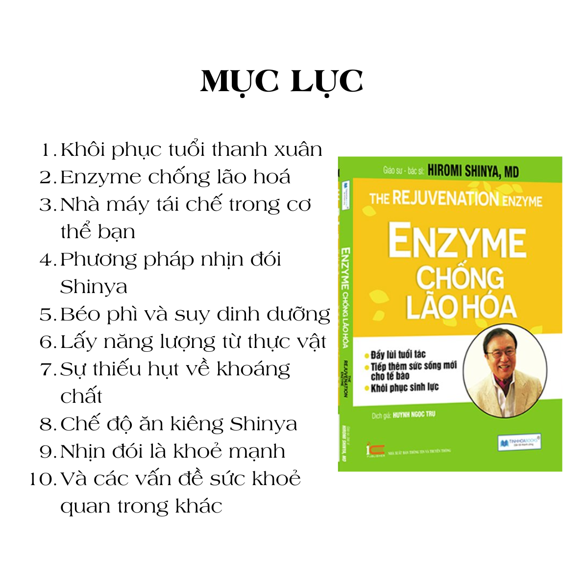 (Tái bản) Sách Enzyme Chống Lão Hoá