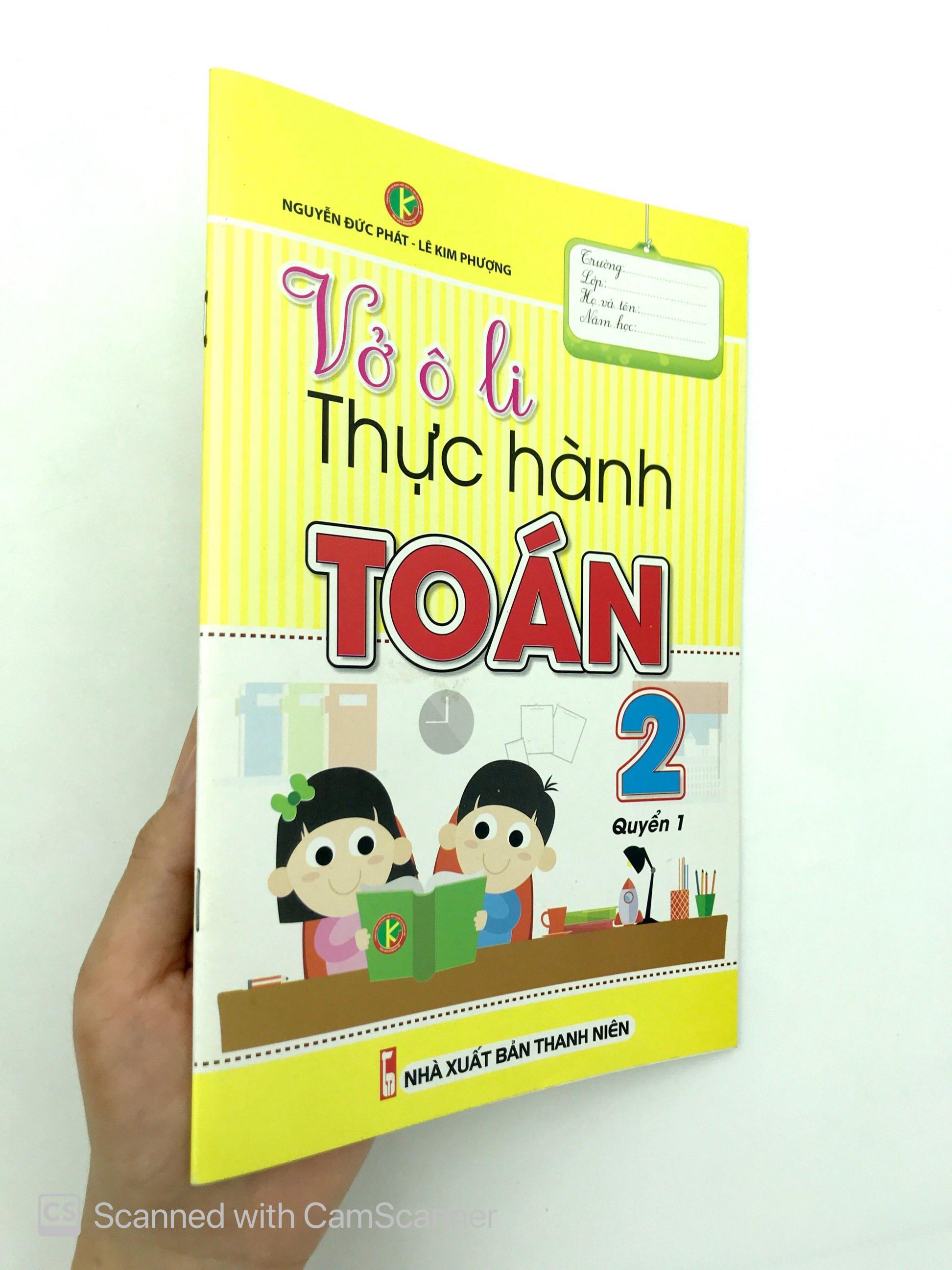 Vở Ô Li Thực Hành Toán 2 - Quyển 1