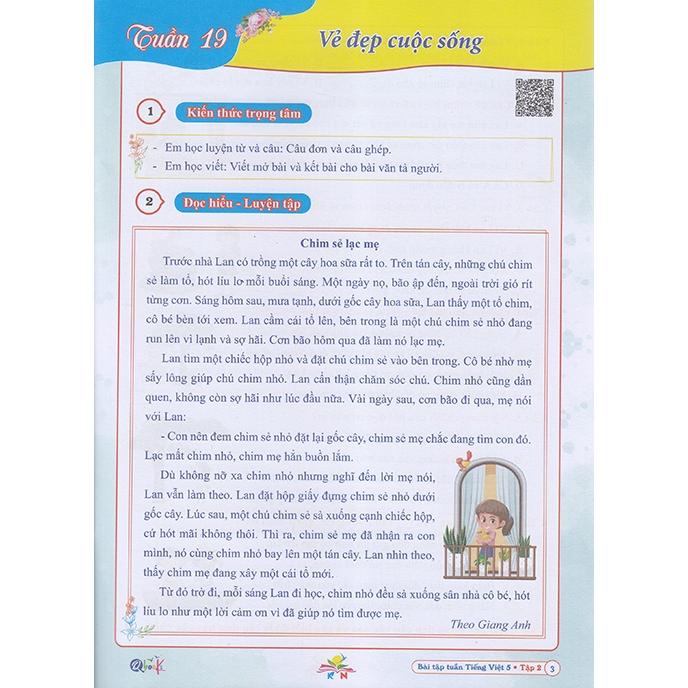 Sách - Bài tập Tuần Tiếng Việt 5 tập 2 (Kết nối)