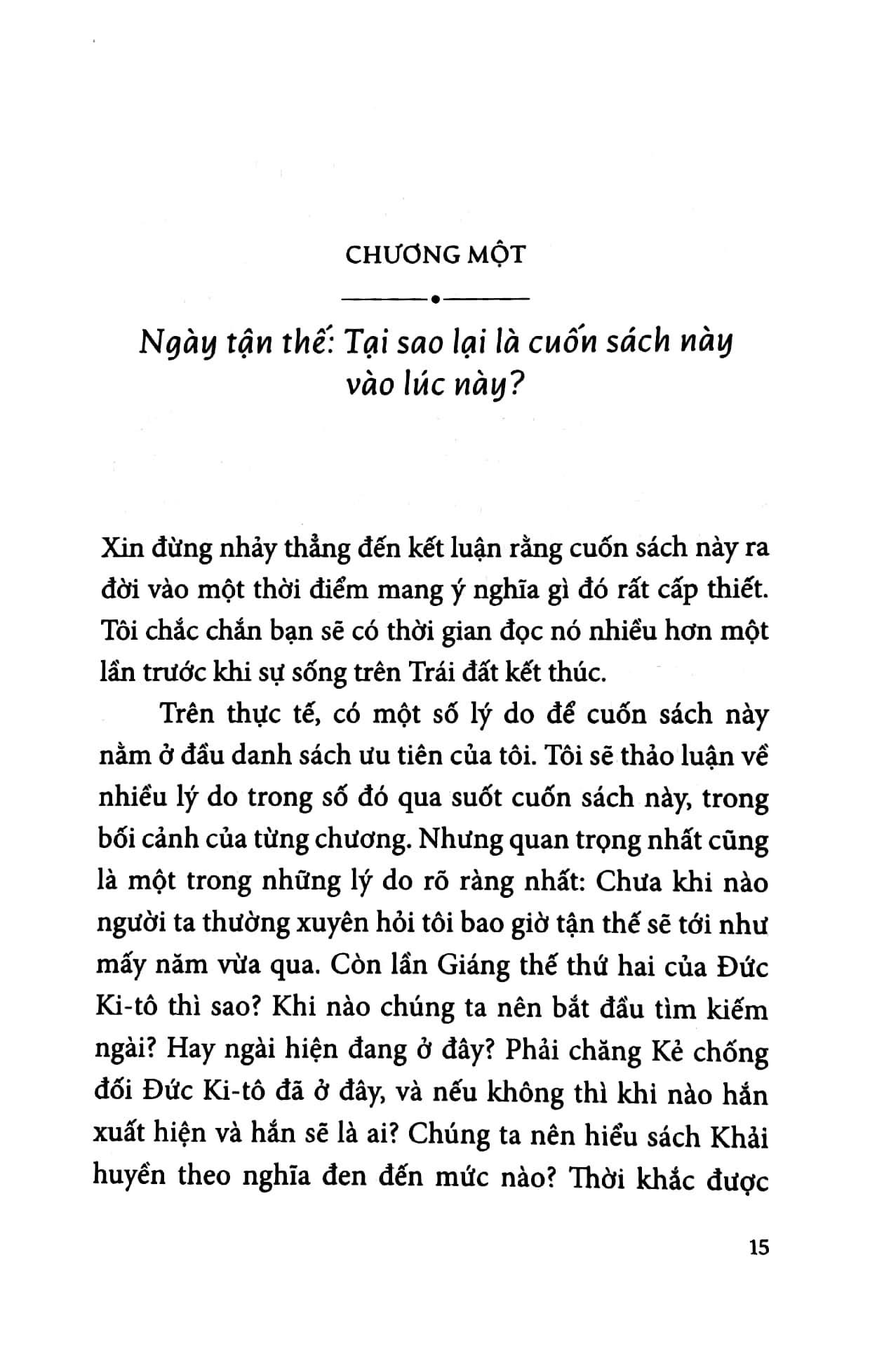 Ngày Tận Thế - Lời Tiên Tri Về Tương Lai Và Thế Giới