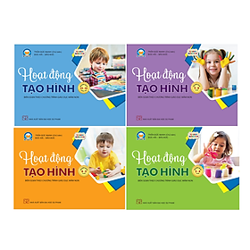 Sách Combo 4 cuốn Hoạt động tạo hình - mầm non cho trẻ