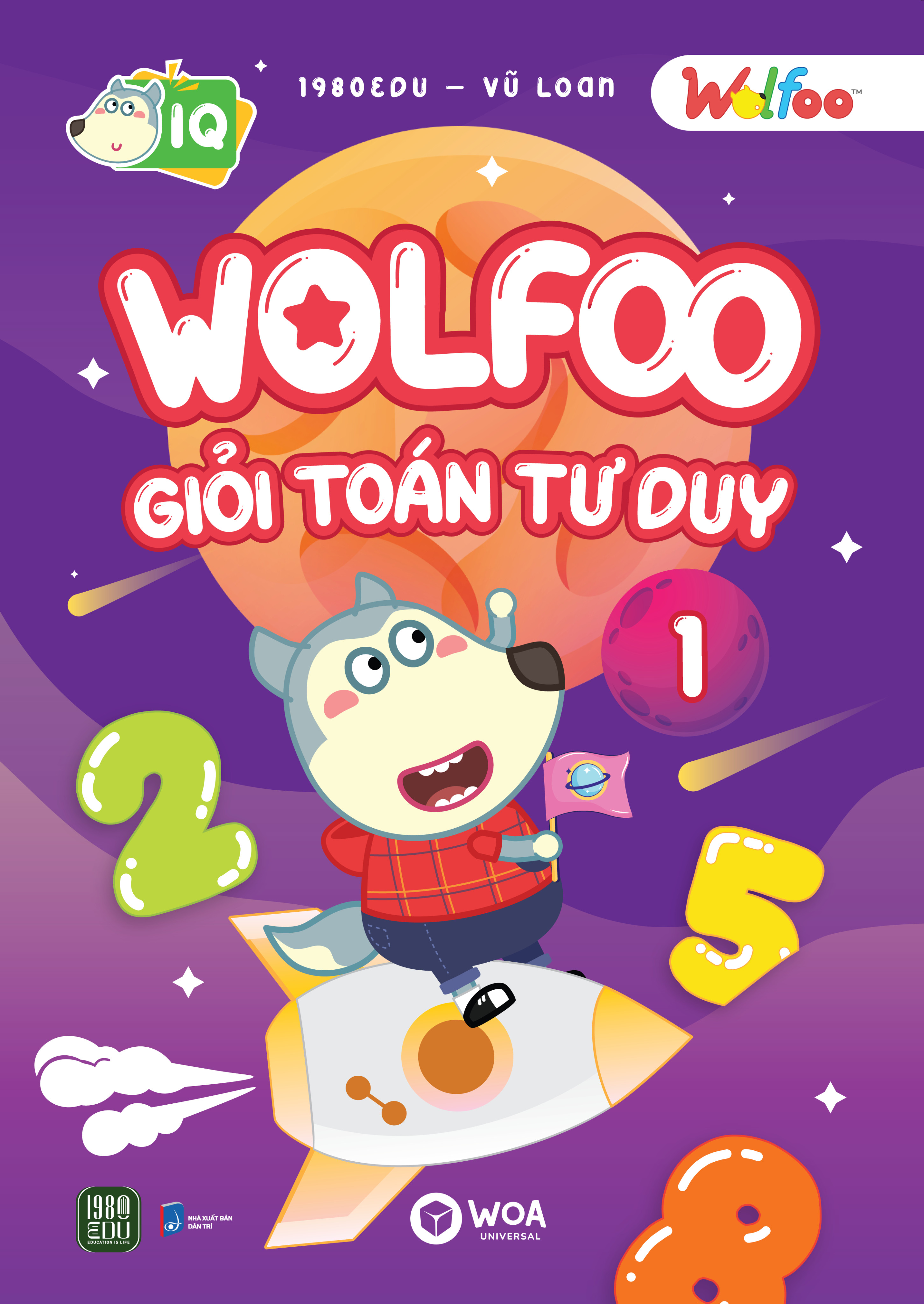 Combo 6 cuốn : Wolfoo Giỏi Toán Tư Duy