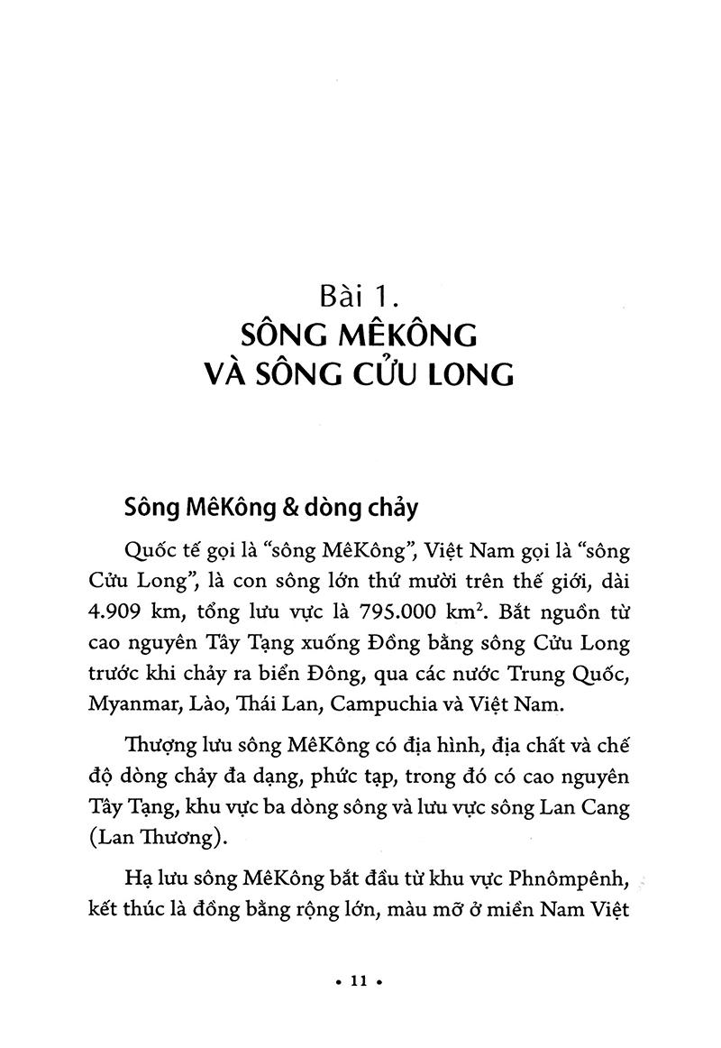 Sông Mê Kông Hay Sông Cửu Long Với Biến Đổi Khí Hậu Toàn Cầu